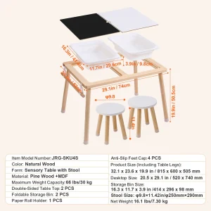 Wooden Sensory Table